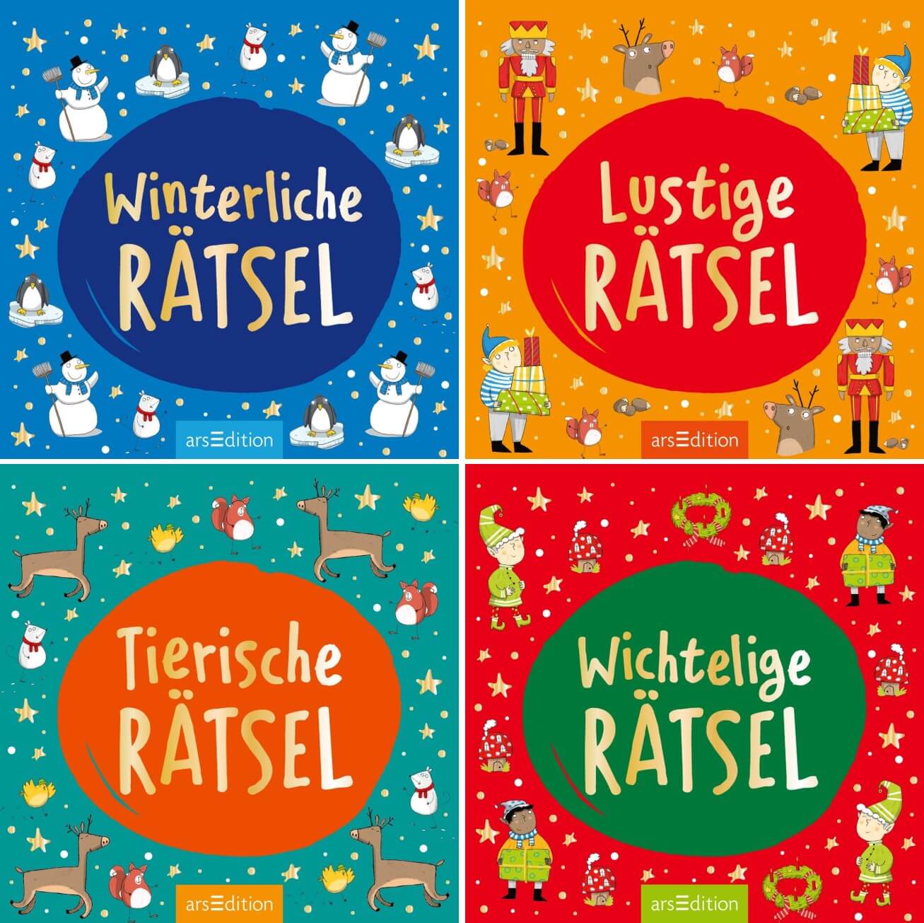Sparpaket - 4 Winter Blöcke Minis (Mängelexemplare)