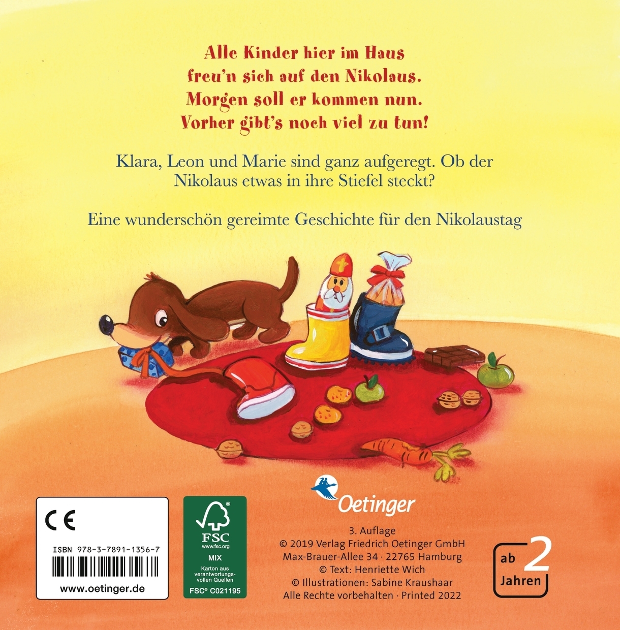 Morgen kommt der Nikolaus (Mängelexemplar)