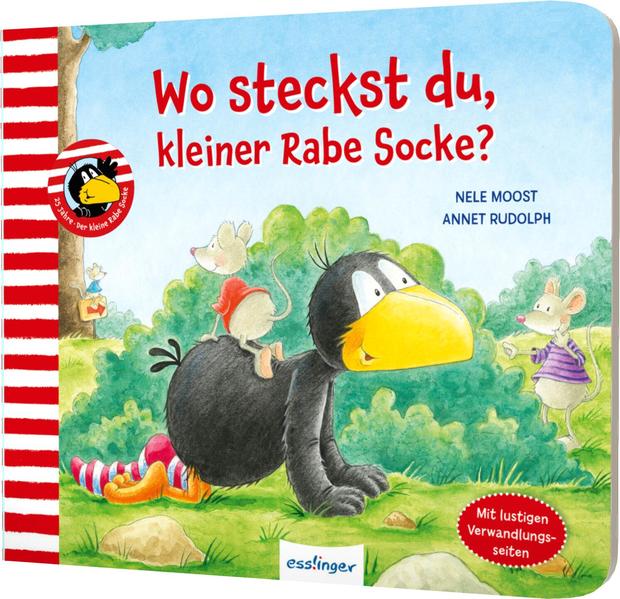 Der kleine Rabe Socke: Wo steckst du, kleiner Rabe Socke? Verwandlungsbuch (Mängelexemplar)