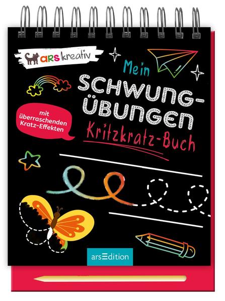 9a54c715d9de965fd36d3530771aca6d1677592787 Mein Schwungübungen-Kritzkratz-Buch - mit überraschenden Kratz-Effekten