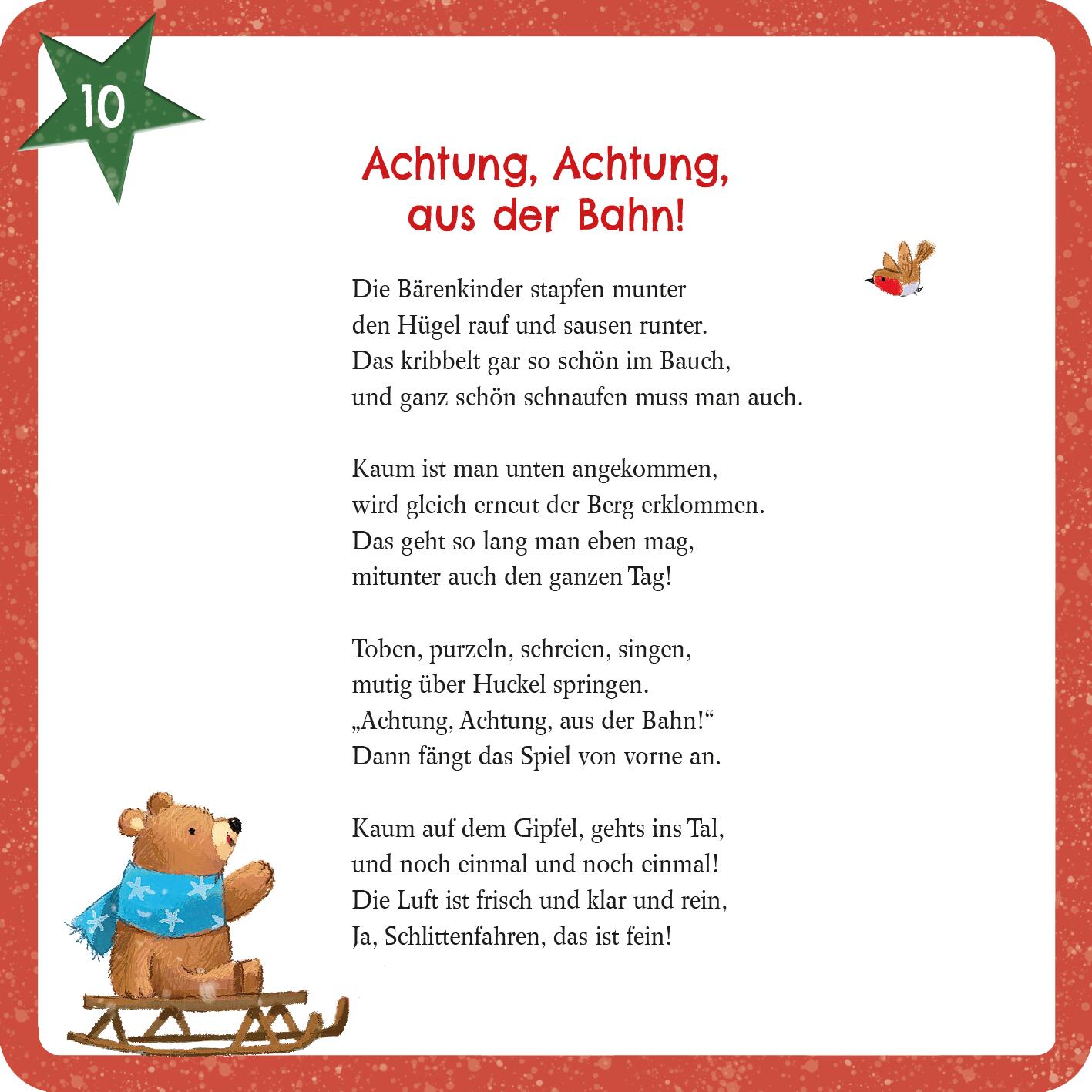 Mein erster Adventskalender - 24 Vorlesekarten (Mängelexemplar)