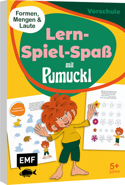 Lern-Spiel-Spaß mit Pumuckl - Mein Vorschulblock: Formen, Mengen und Laute (Mängelexemplar)