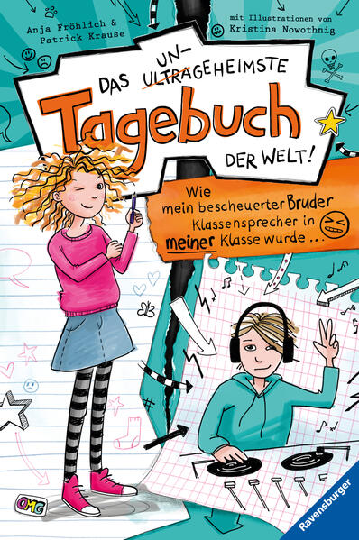 Das ungeheimste Tagebuch der Welt!, Band 1 - Wie mein bescheuerter Bruder Klassensprecher in meiner Klasse wurde … (Mängelexemplar)