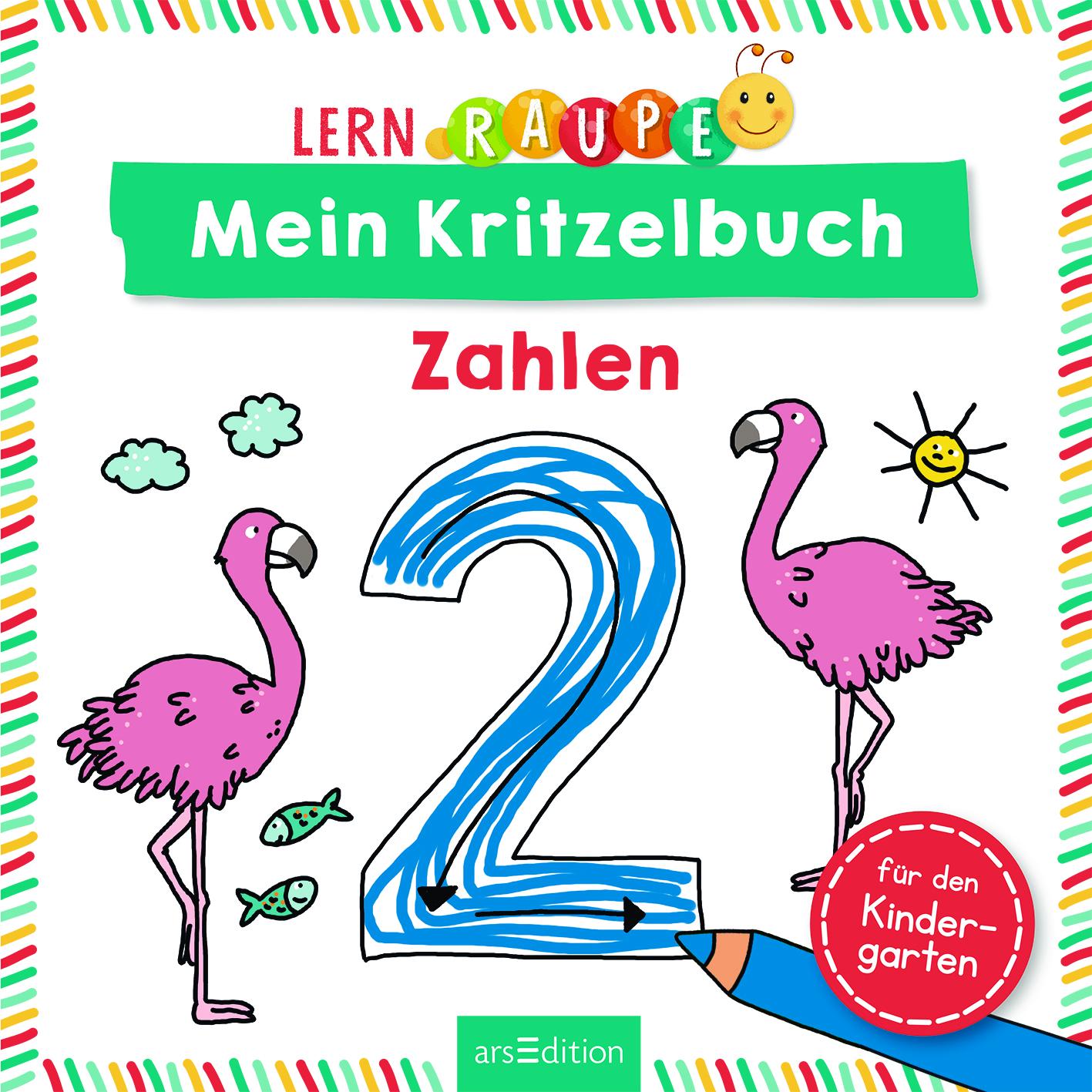 Lernraupe – Mein Kritzelbuch Zahlen