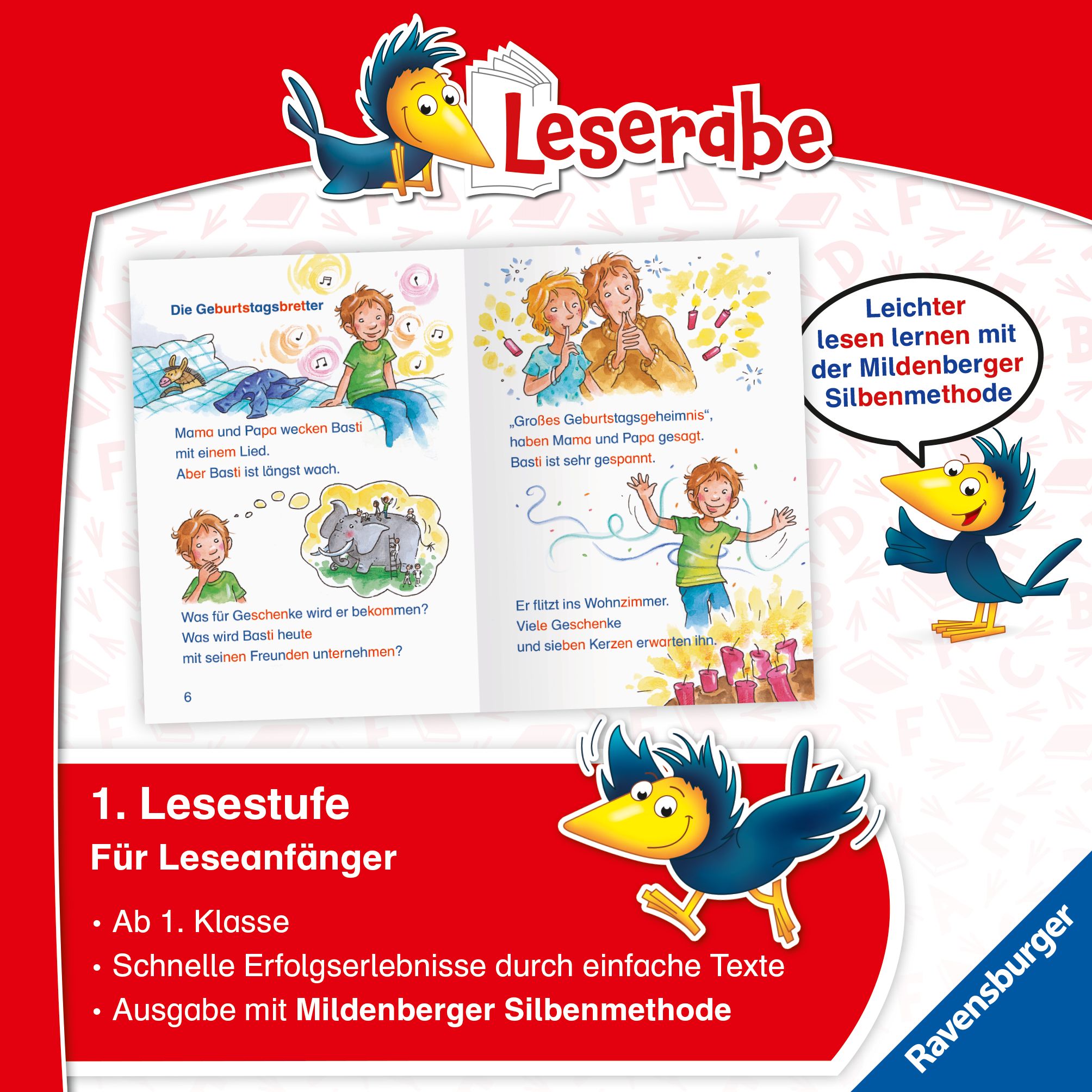 Leserabe mit Mildenberger Silbenmethode - Baumhausgeschichten (Mängelexemplar)