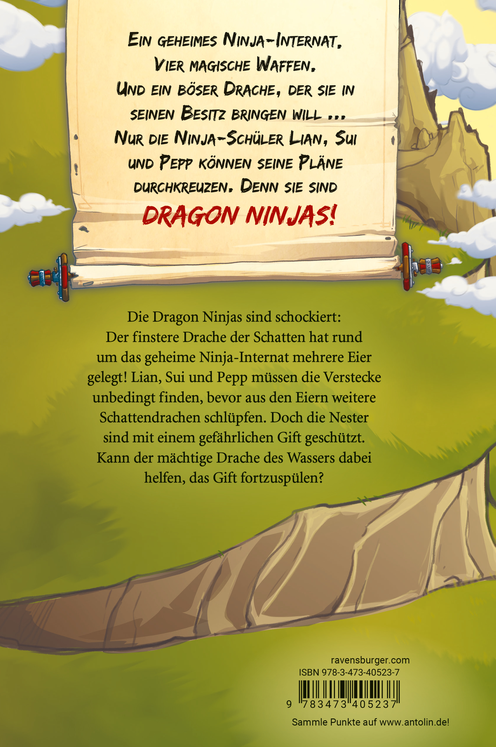 Dragon Ninjas, Band 6: Der Drache des Wassers | Drachenstarkes Kinderbuch ab 8 Jahre  (Mängelexemplar)