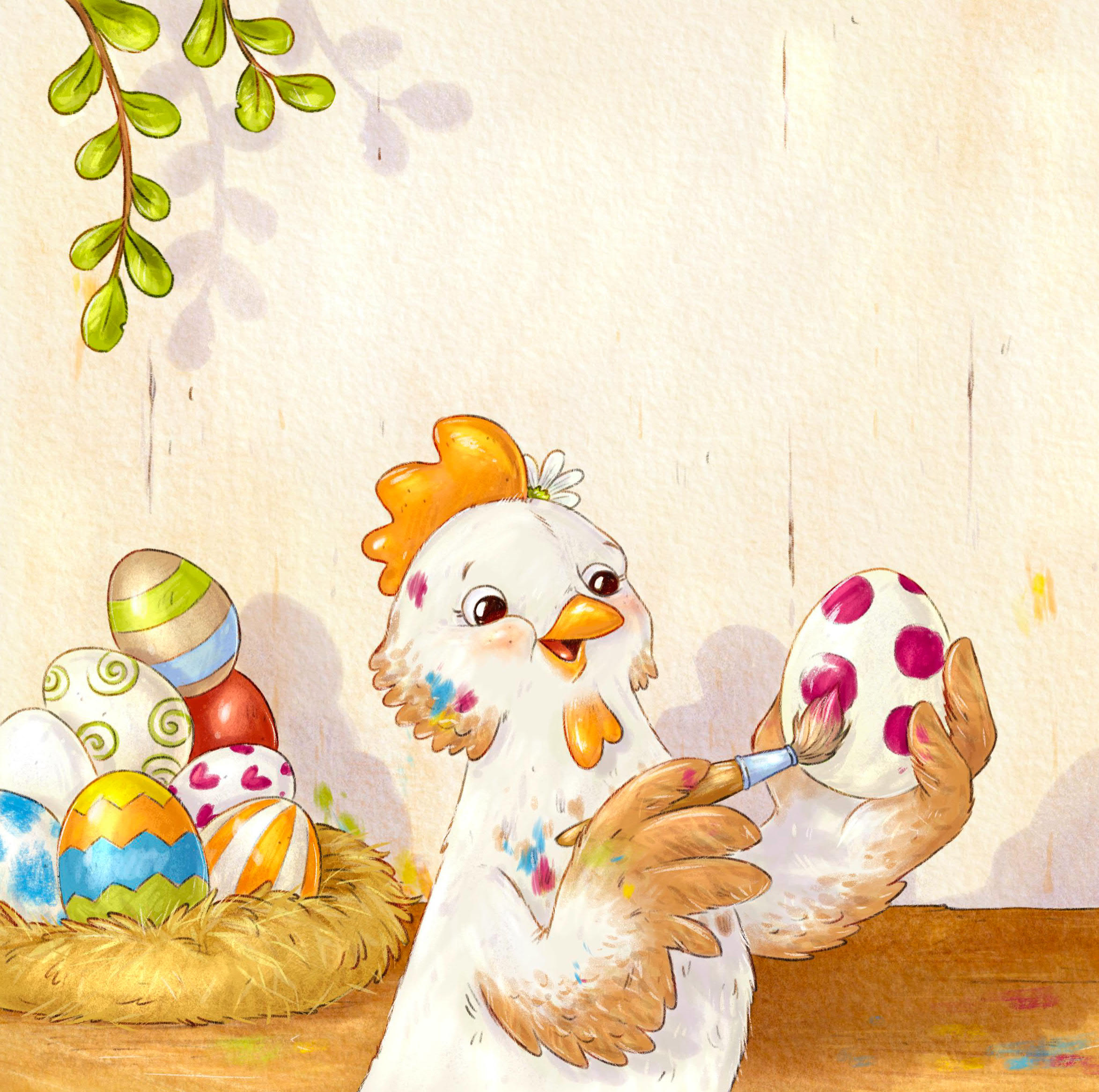 Hilde hilft dem Osterhasen (Pappbilderbuch) (Mängelexemplar)