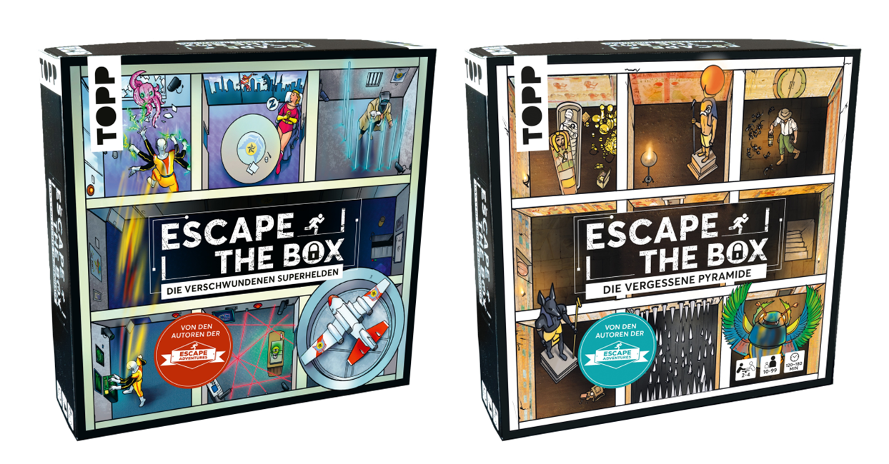 Live Escape Box – Geschenkgutschein Für Escape Games & VR-Erlebnisse In Frankreich | Für 1–4 Spieler, 1 Jahr Gültig