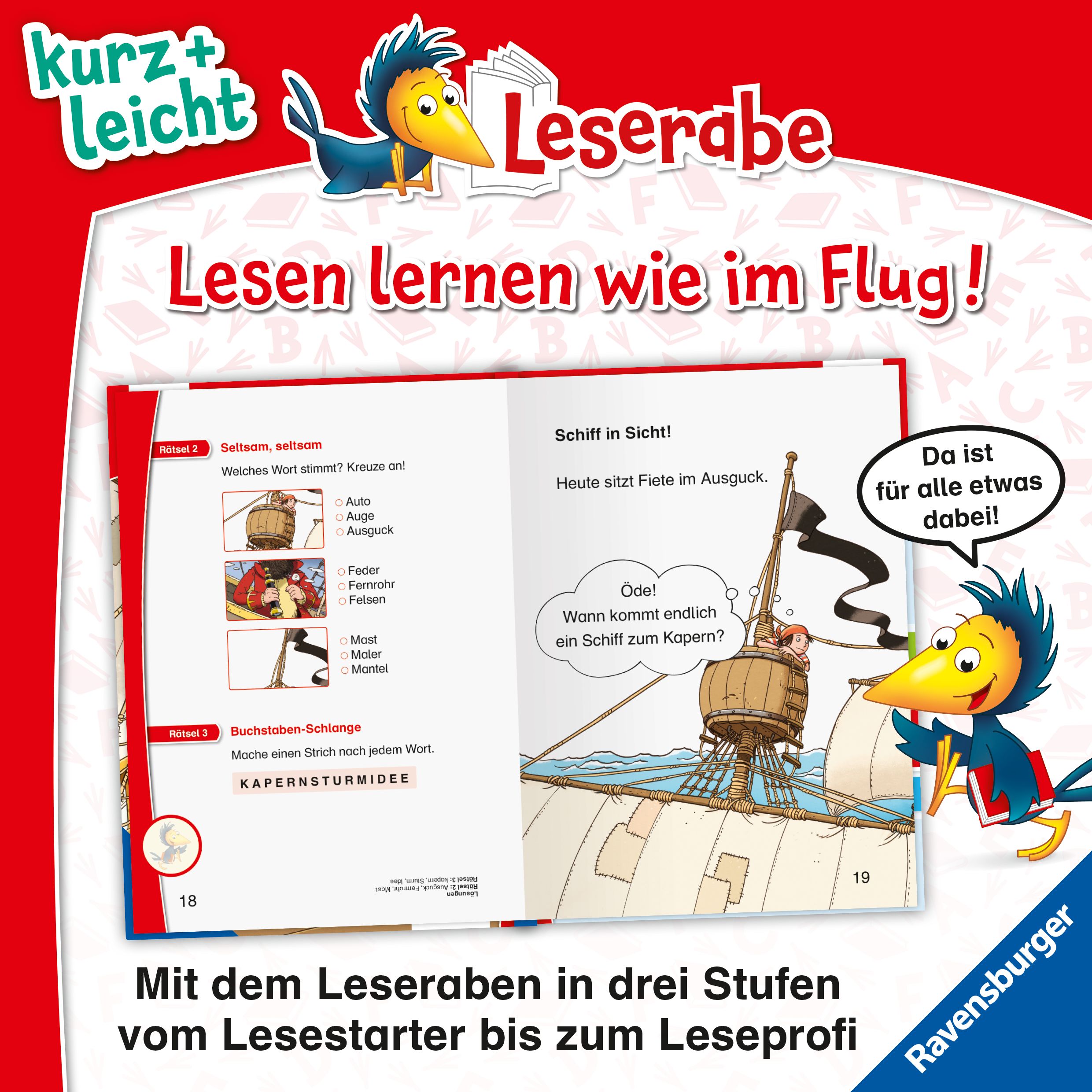Leserabe 1. Lesestufe Kurz und leicht - Klar zum Entern, Piraten? (Mängelexemplar)