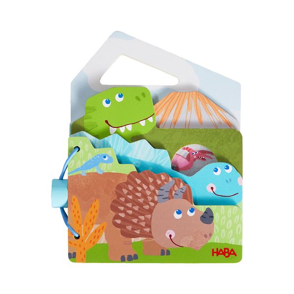 Holz-Babybuch Dinos