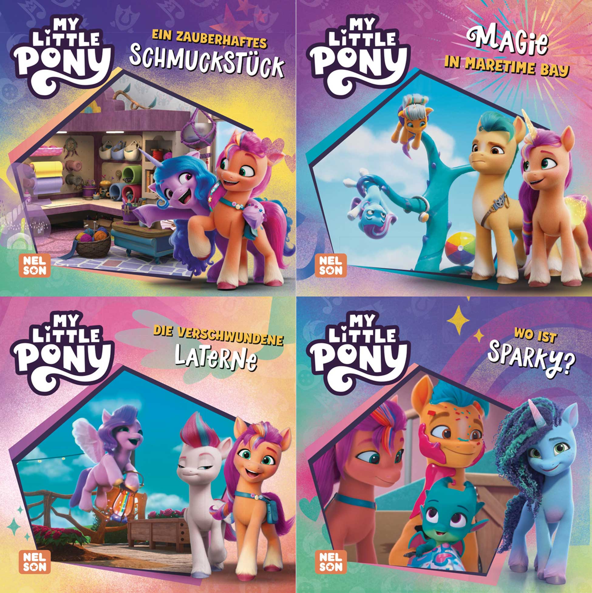 Sparpaket - 4er Set Maxi-Mini: My Little Pony