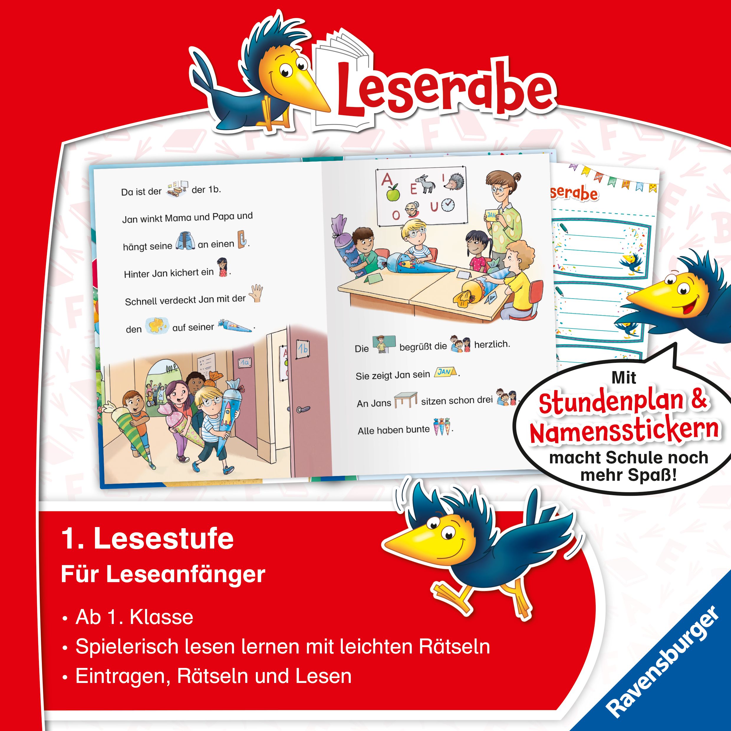 Leserabe Sonderausgaben - Juhu, jetzt bin ich Schulkind! (Mängelexemplar)