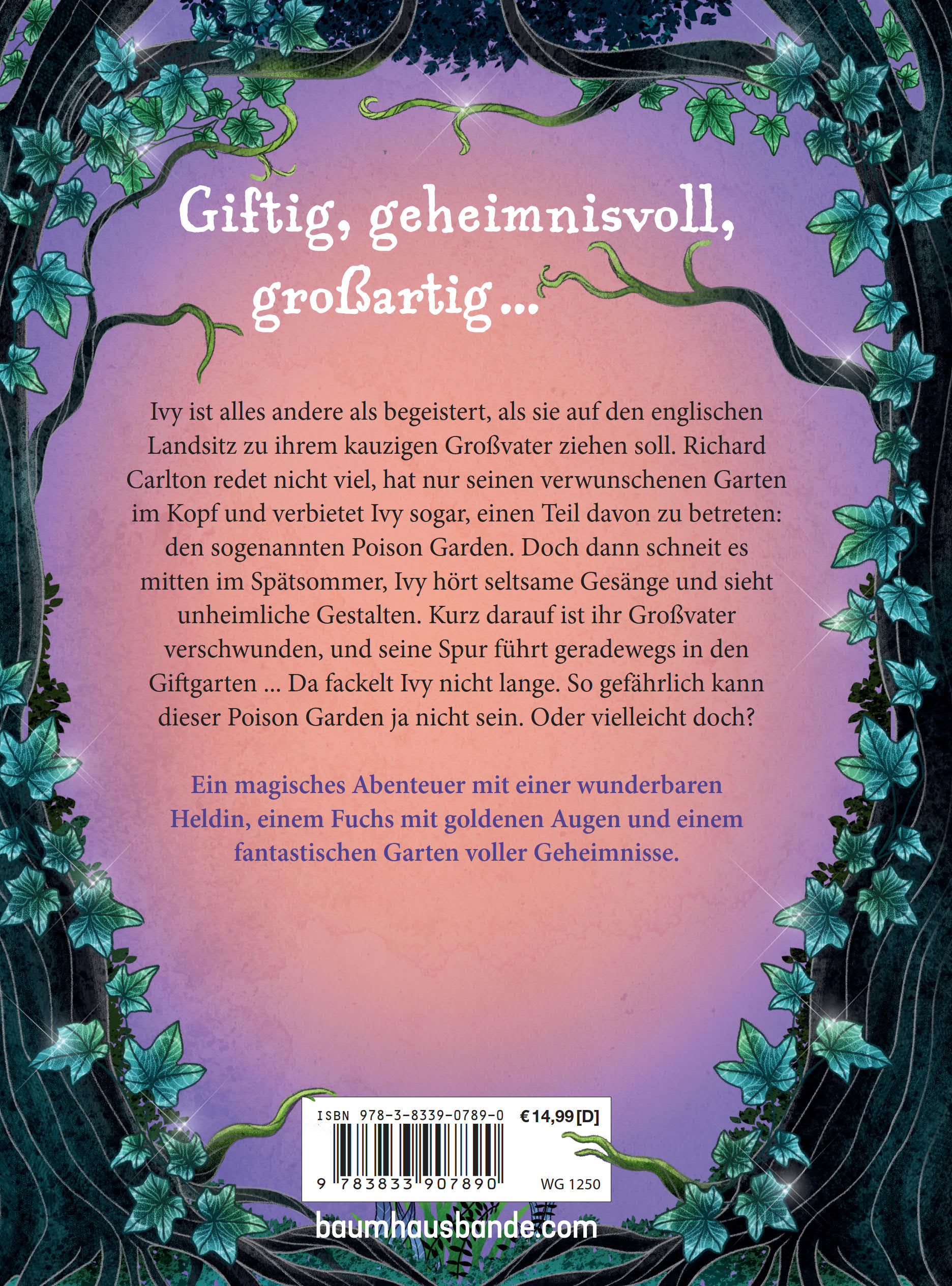 Ivy und die Magie des Poison Garden (Mängelexemplar)