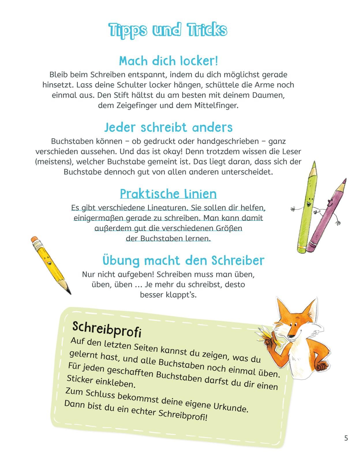 Schreibübungen für die 1. und 2. Klasse (Mängelexemplar)