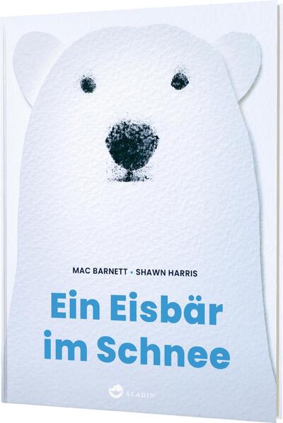 Ein Eisbär im Schnee (Mängelexemplar)