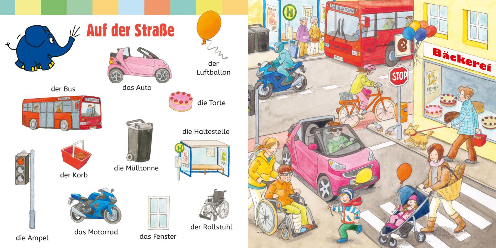 Mein erstes buntes Bildwörterbuch mit Elefant und Hase (Mängelexemplar)