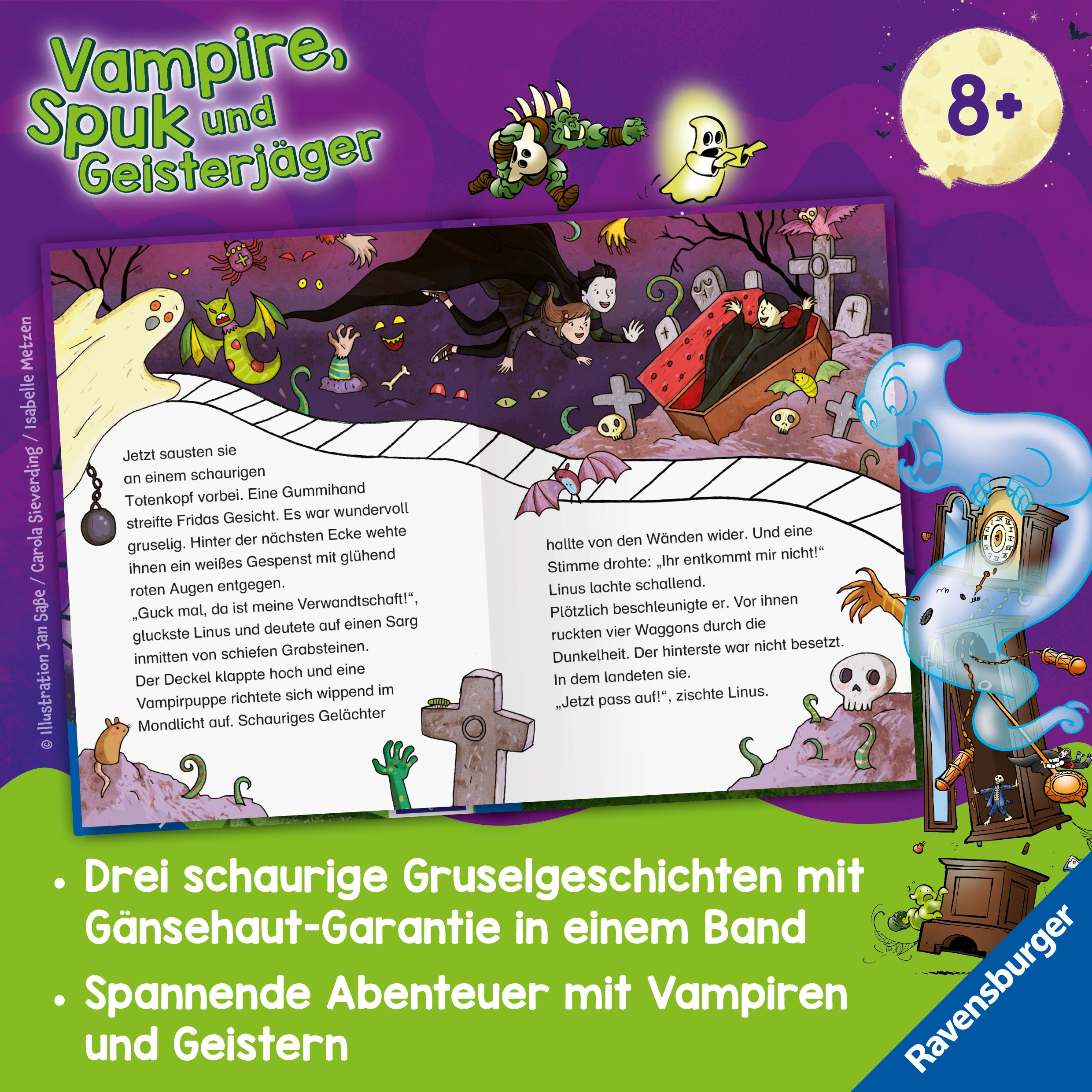 Vampire, Spuk und Geisterjäger - Schaurige Gruselgeschichten (Mängelexemplar)