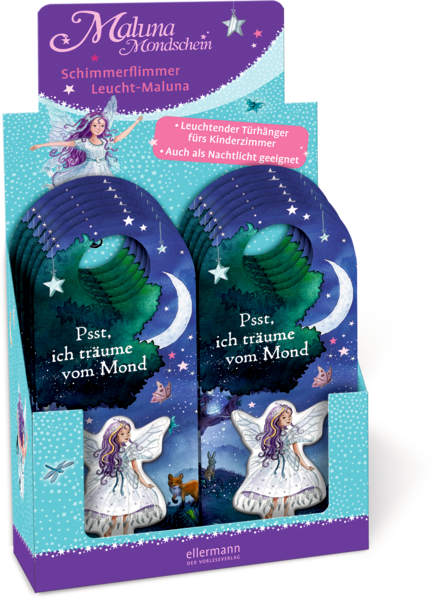 Sparpaket - 12x Maluna Mondschein Schimmerflimmer Leucht-Maluna