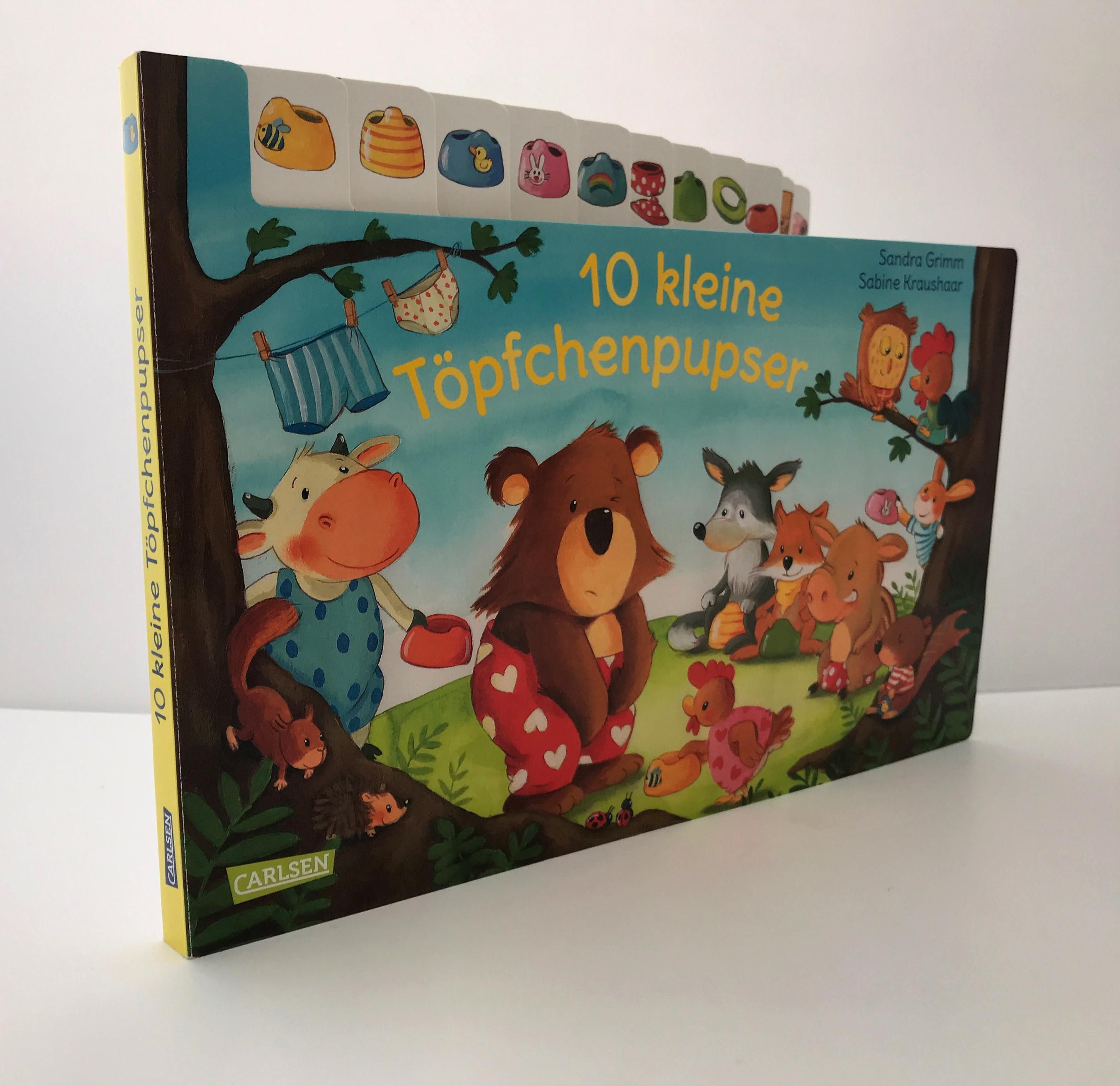 10 kleine Töpfchenpupser - Pappbilderbuch ab 2 Jahren