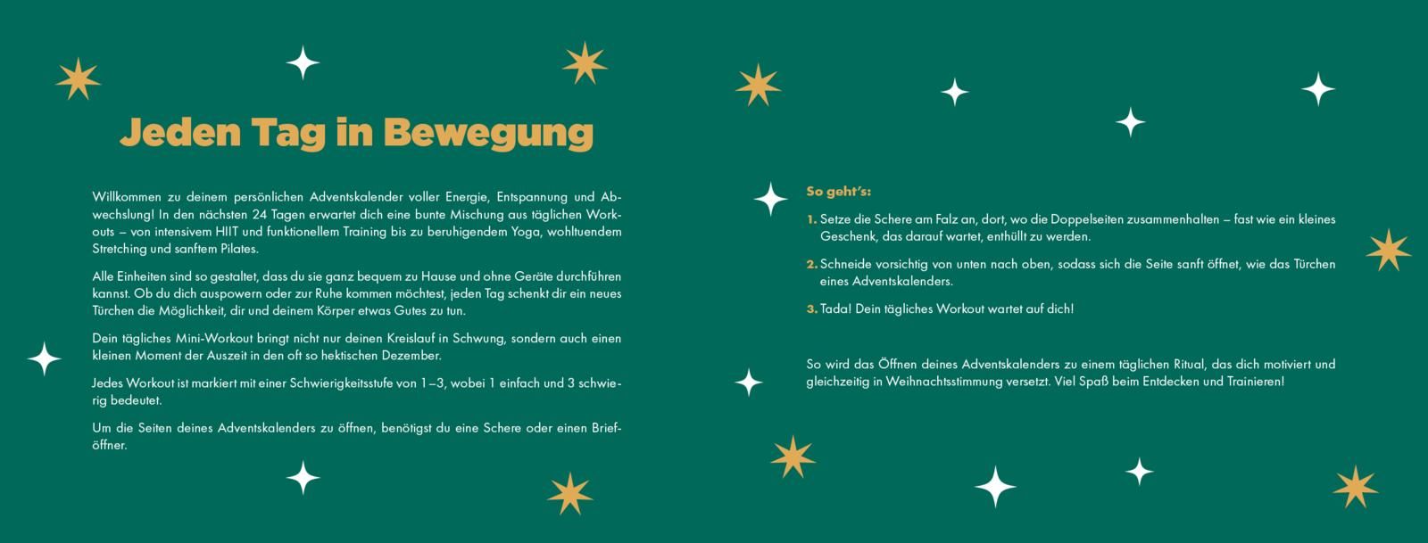 24 Workouts für den Advent (Mängelexemplar)