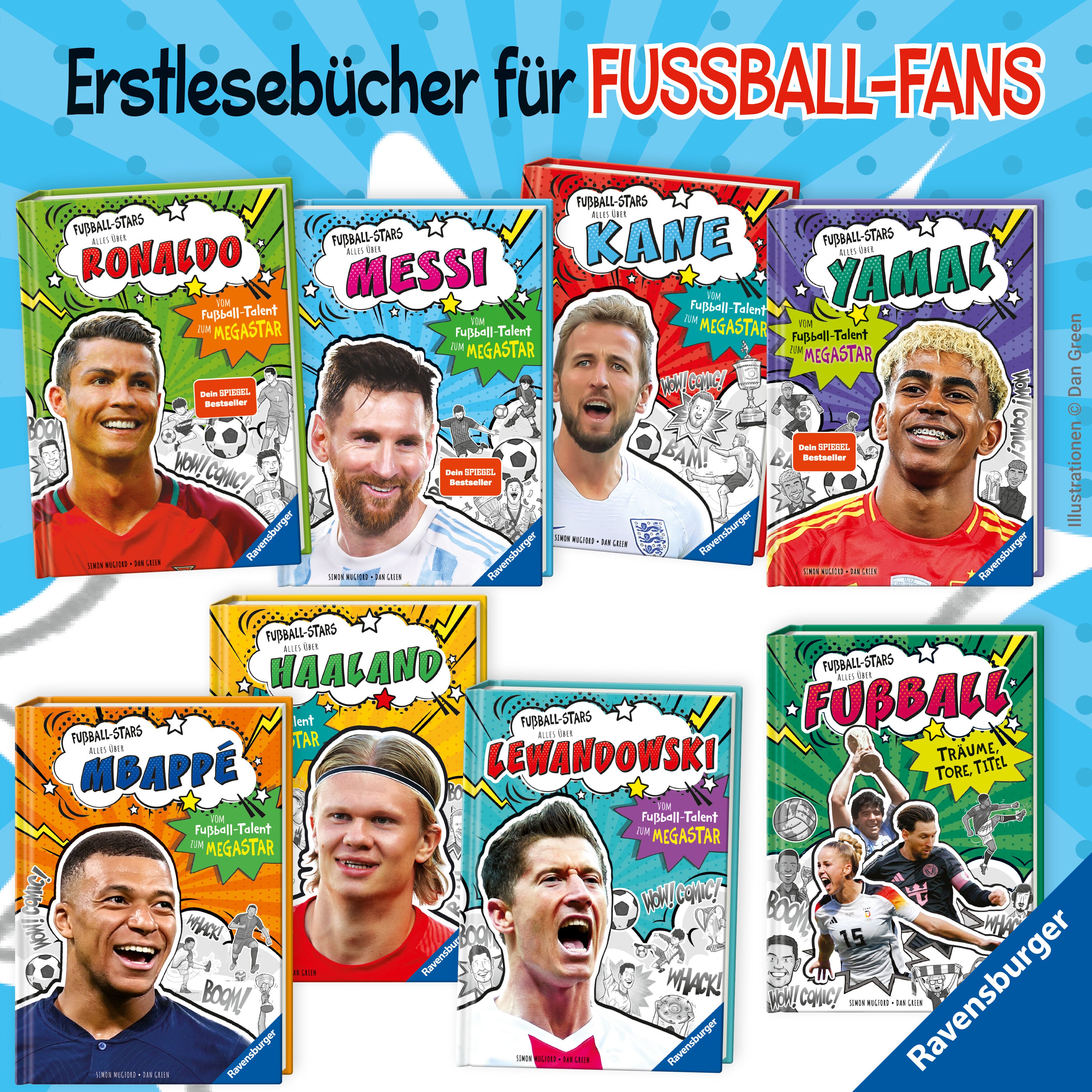 Fußball-Stars - Alles über Messi. Vom Fußball-Talent zum Megastar (Mängelexemplar)
