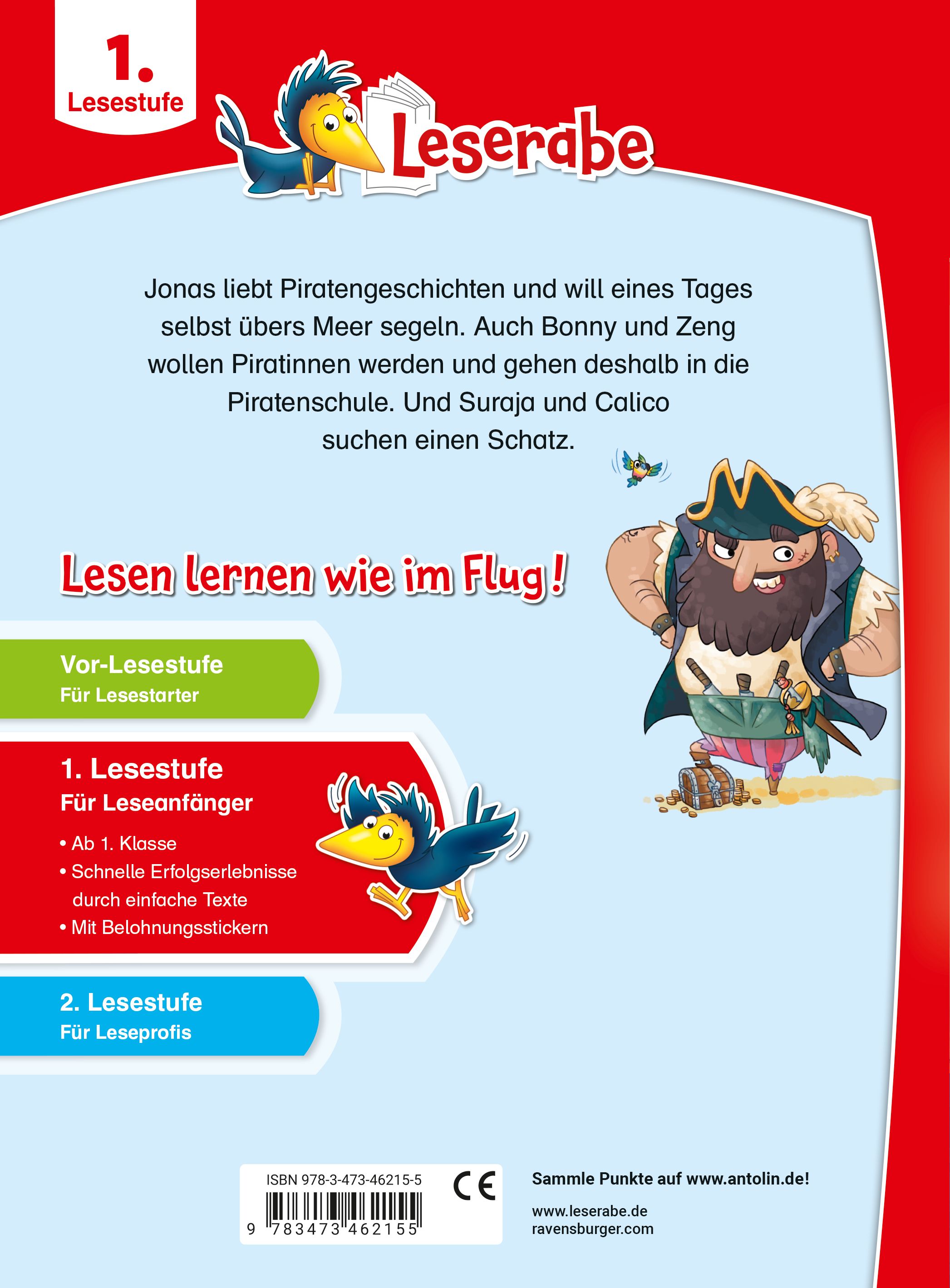 Leserabe 1. Lesestufe - Wilde Piratenabenteuer (Mängelexemplar)