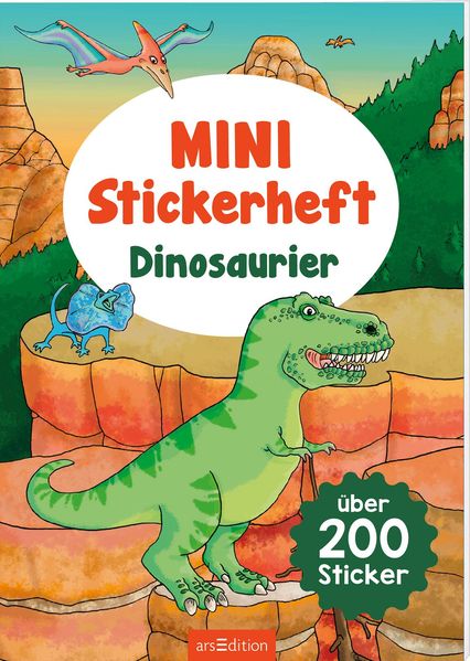 MINI-Stickerheft – Dinosaurier (Mängelexemplar)