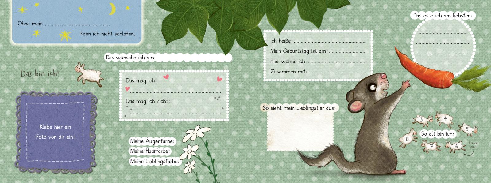 Der kleine Siebenschläfer: Alle meine Freunde - Niedliches Freundebuch (Mängelexemplar)