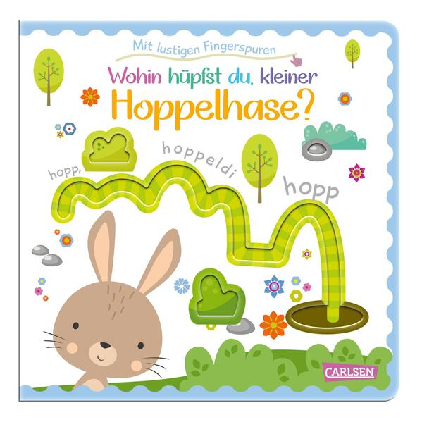 Wohin hüpfst du, kleiner Hoppelhase? (Mängelexemplar)