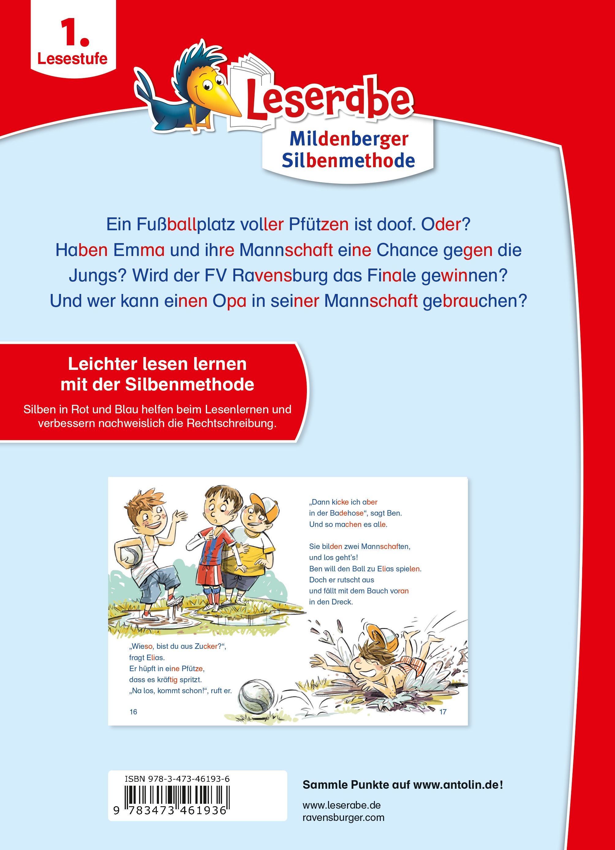 Leserabe mit Mildenberger Silbenmethode - Fußballgeschichten (Mängelexemplar)