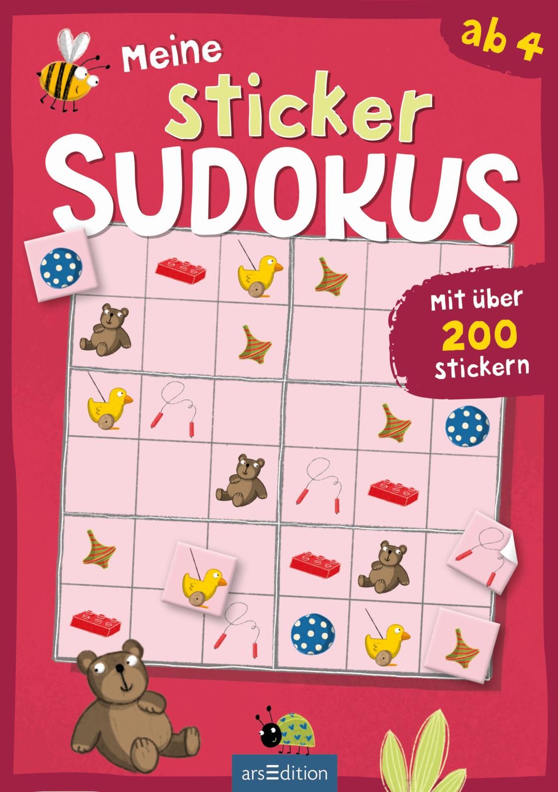 Meine Sticker-Sudokus – Symbole (Mängelexemplar)