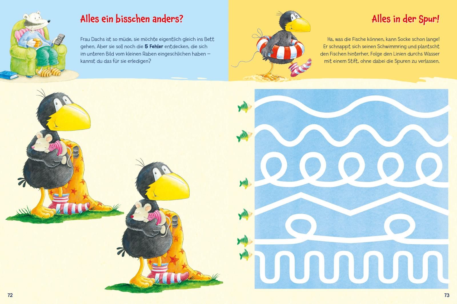 Der kleine Rabe Socke: Fit für die Schule! (Mängelexemplar)