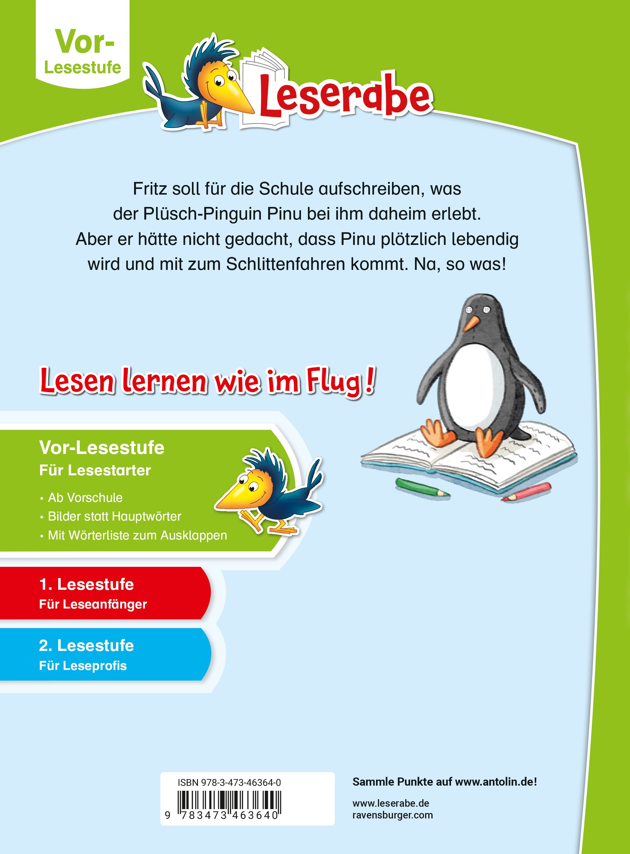 Leserabe Vor-Lesestufe - Pinguin Pinu taut auf (Mängelexemplar)