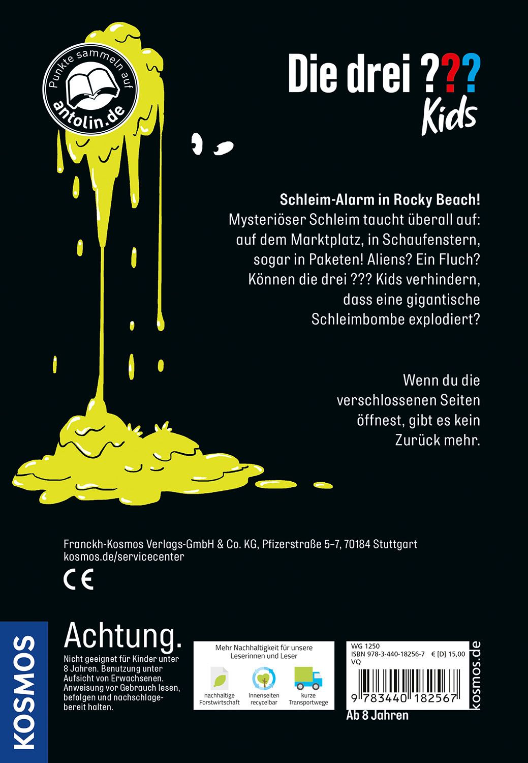 Die drei ??? Kids, Das schleimigste Buch aller Zeiten (Mängelexemplar)