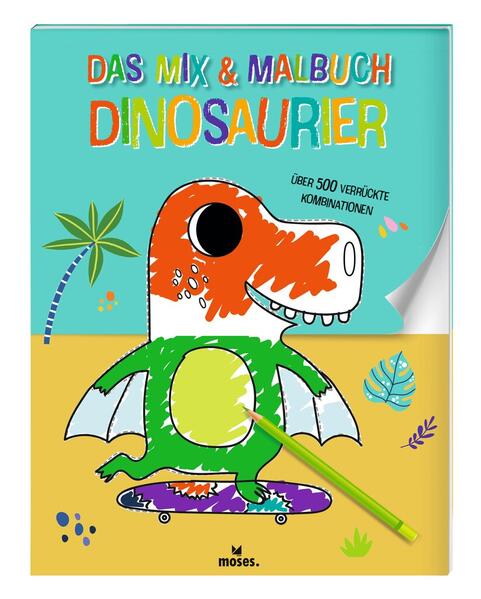 X_Das Mix & Malbuch Dinosaurier (Mängelexemplar)