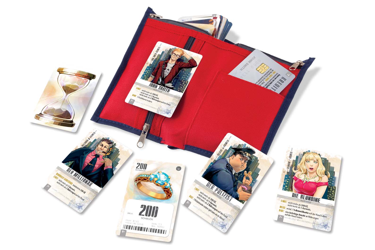 Die Brieftasche des Paten - Greif zu! - Kartensammel- und Ärgerspiel