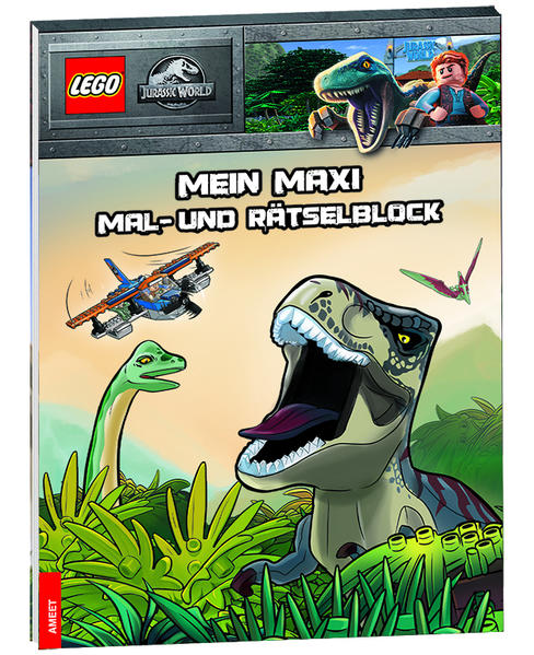 LEGO® Jurassic World™ – Mein Maxi Mal- und Rätselblock LEGO® Jurassic World™ – Mein Maxi Mal- und Rätselblock