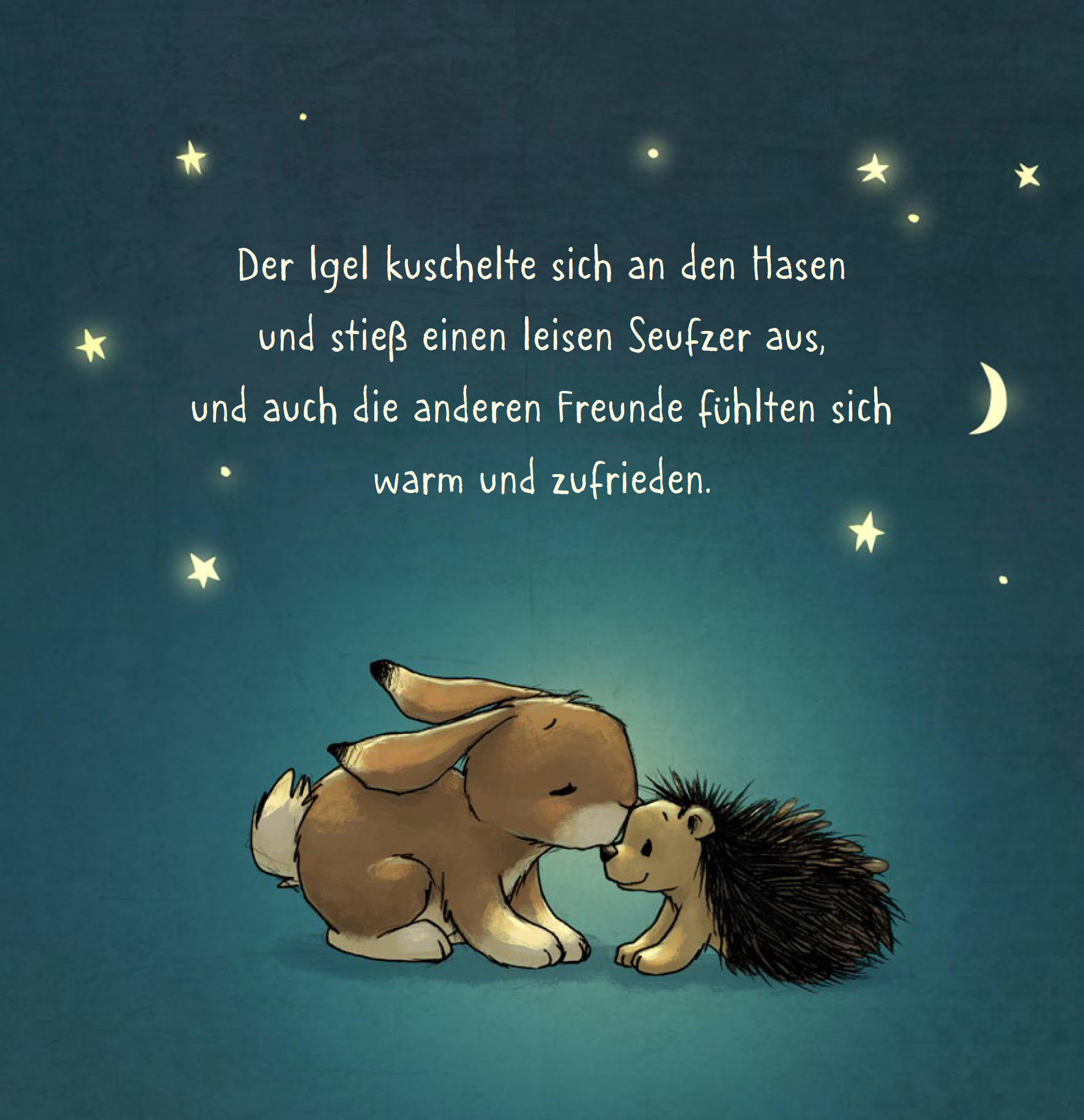 Wir zwei - Sprüche zum Einkuscheln