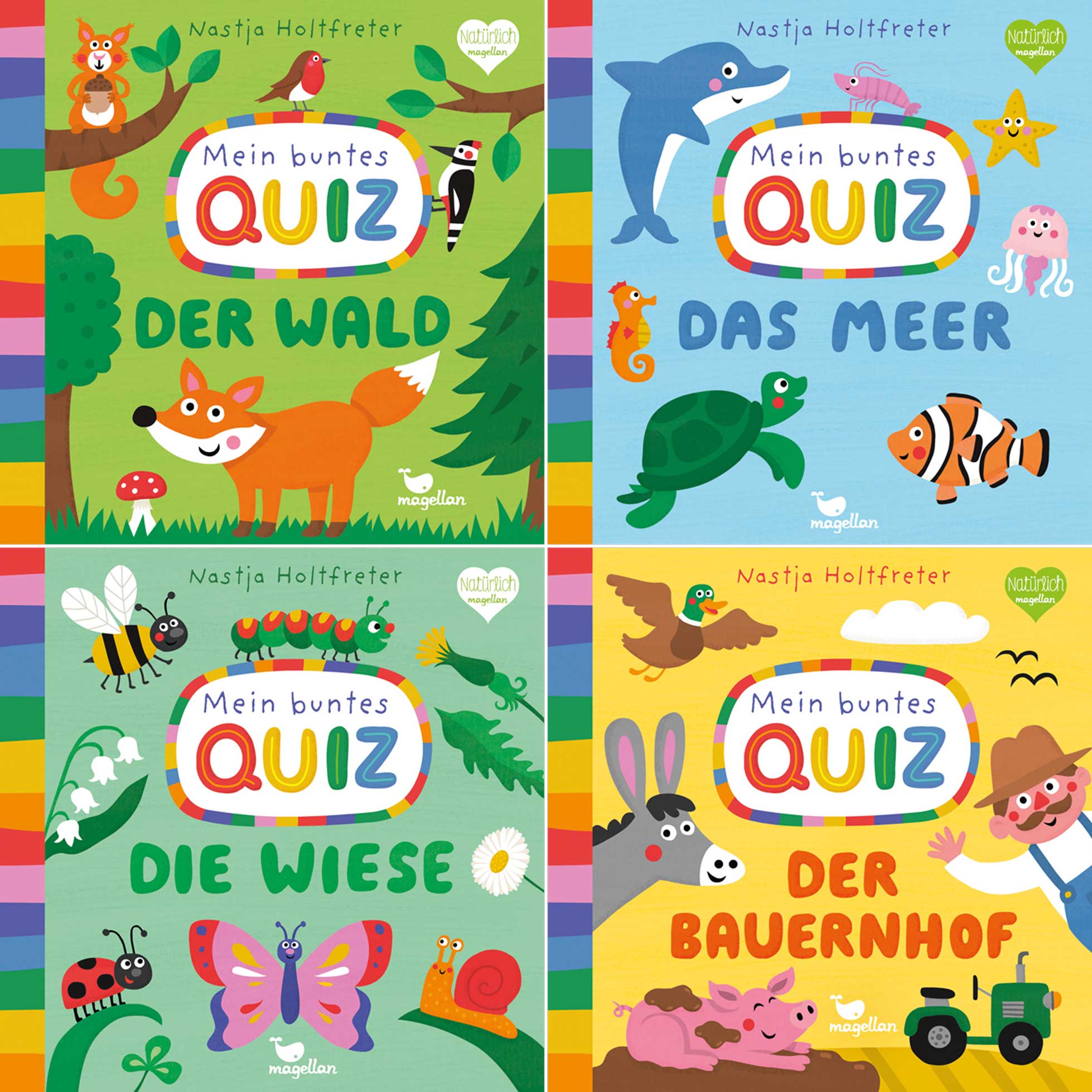 Sparpaket - 4er Set Mein buntes Quiz