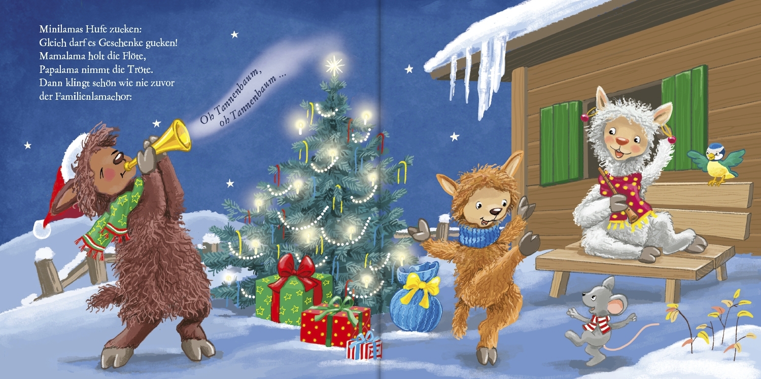 Weihnachten mit Mini-Lama (Mängelexemplar)