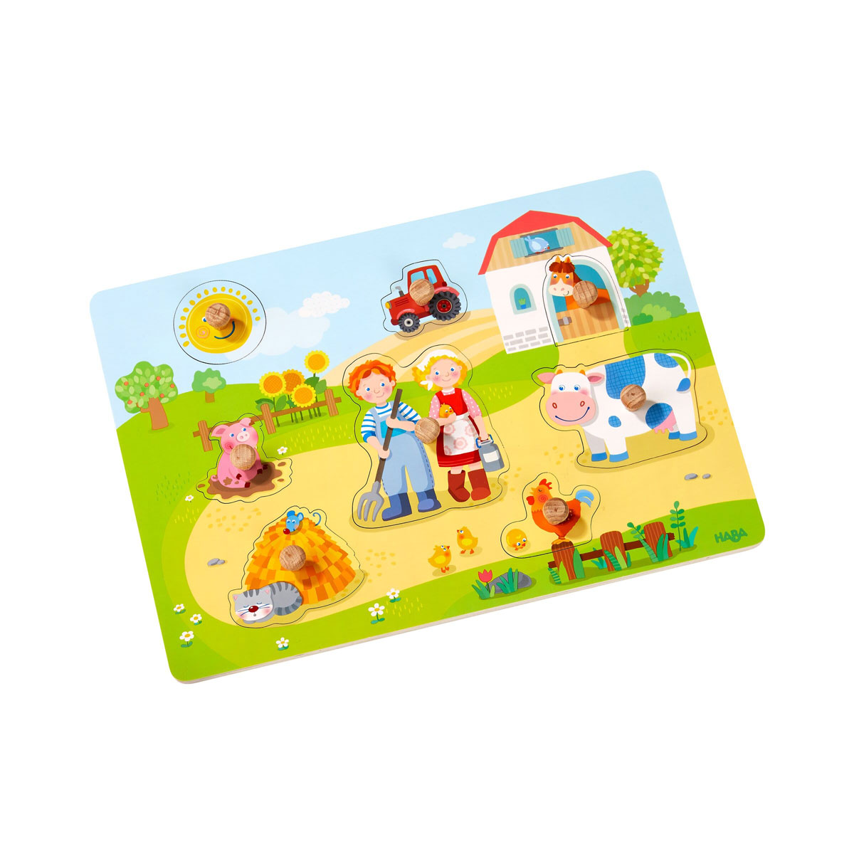 Greifpuzzle Auf dem Bauernhof, 8-teilig