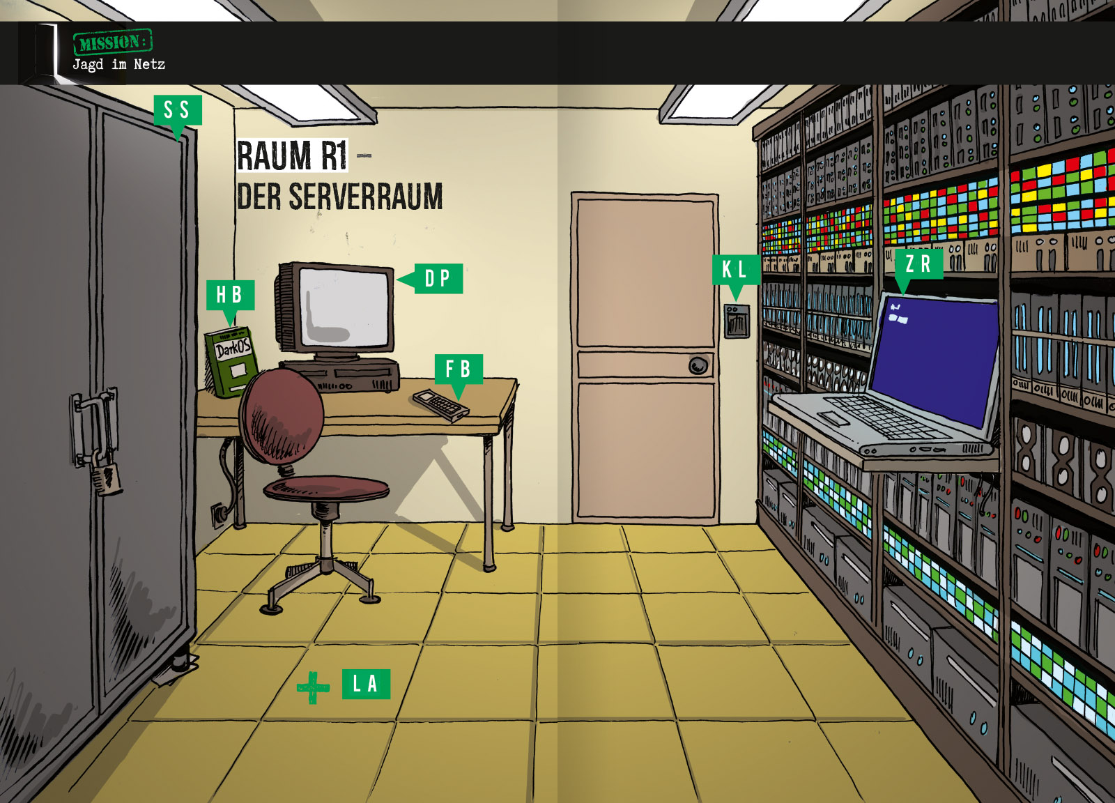 Pocket Escape Book (Escape Room, Escape Game) - Jagd im Netz