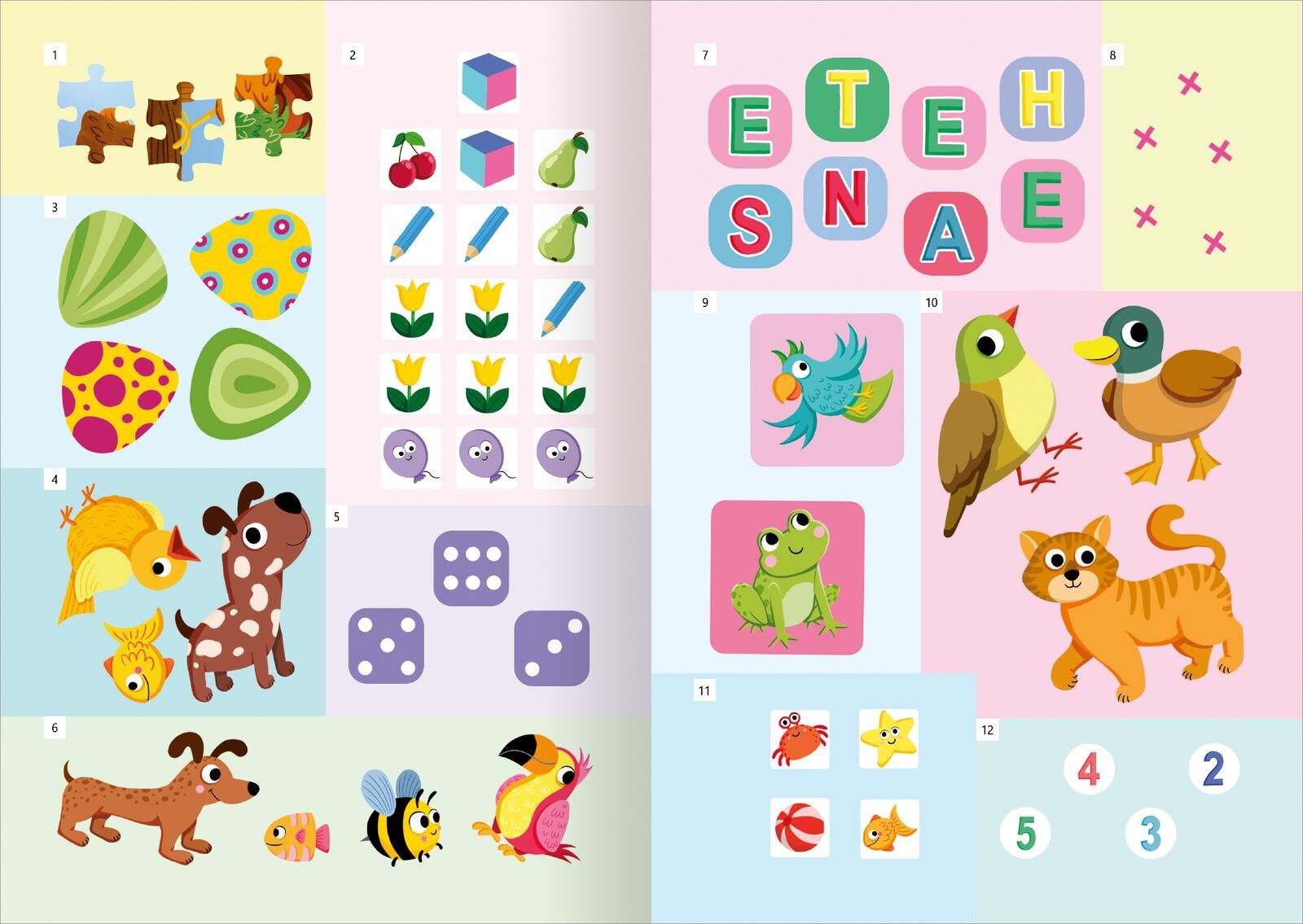 Tierische Sticker-Rätsel