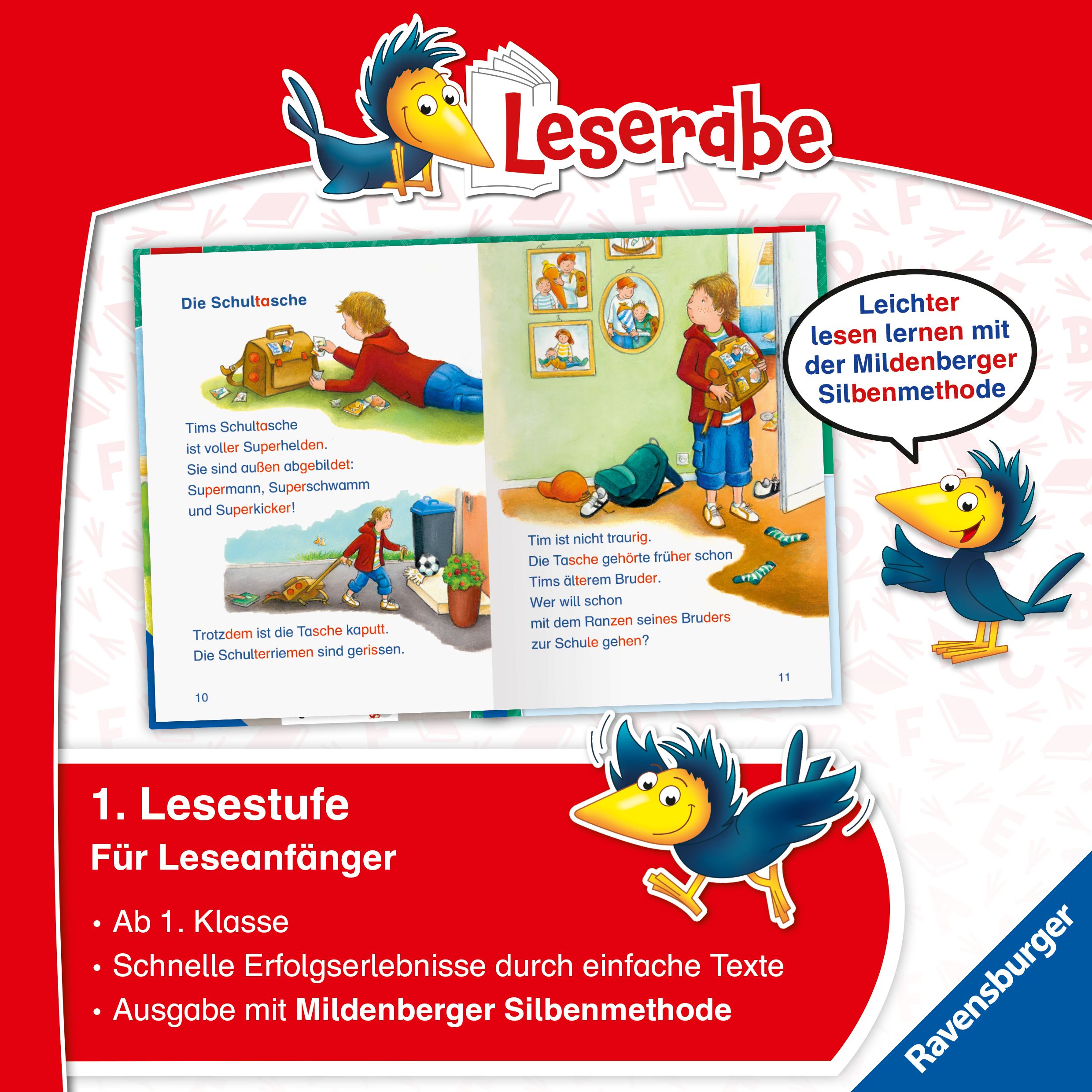 Leserabe Sonderausgaben - Spannende Schulabenteuer - Silbe für Silbe lesen lernen (Mängelexemplar)
