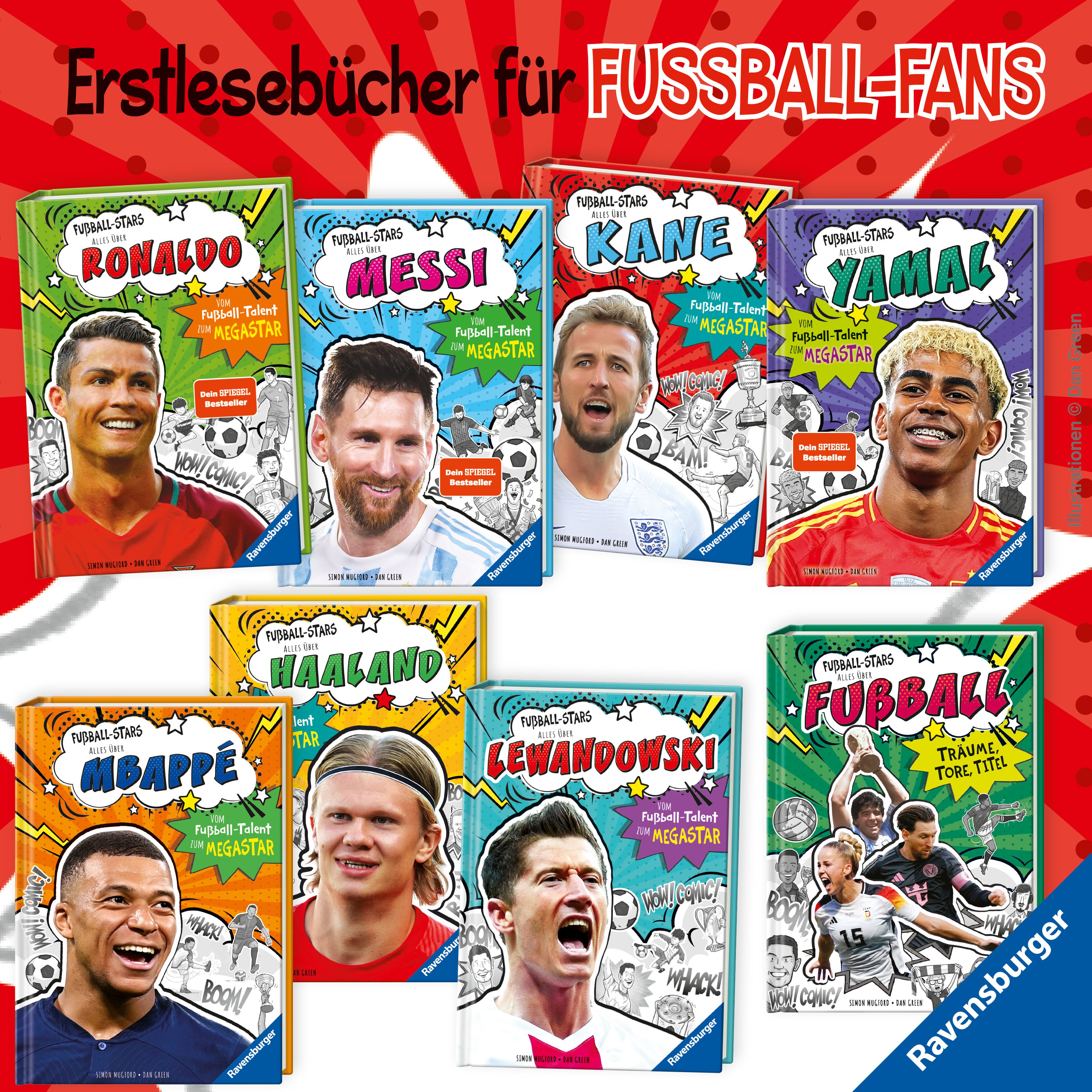 Fußball-Stars - Alles über Kane. Vom Fußball-Talent zum Megastar (Mängelexemplar)