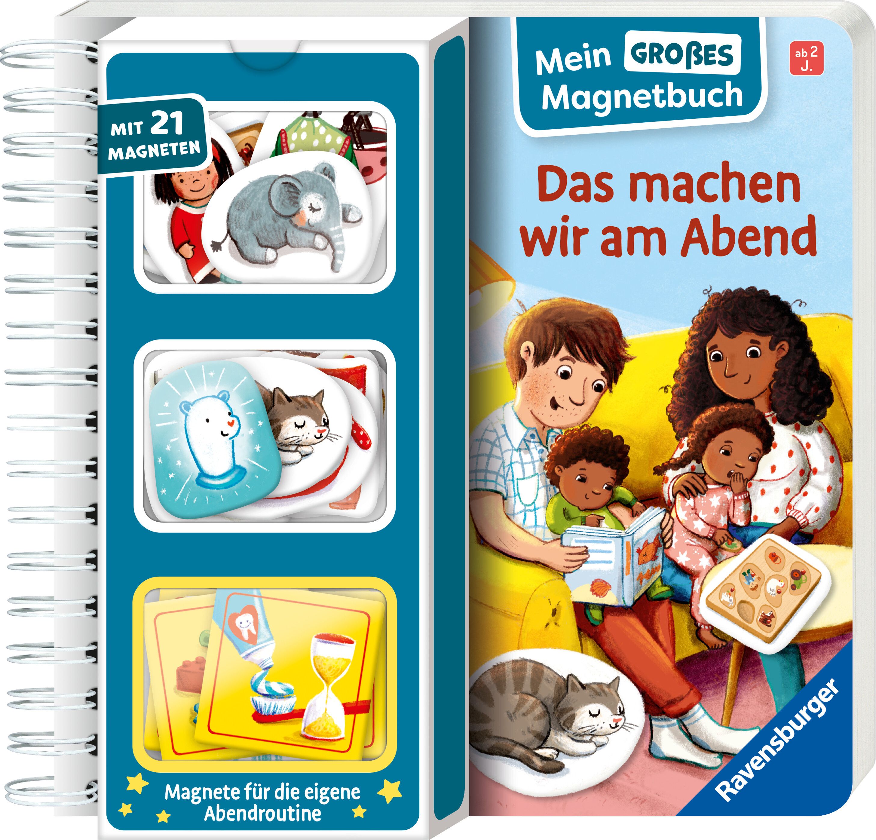 Mein großes Magnetbuch - Das machen wir am Abend (Mängelexemplar)