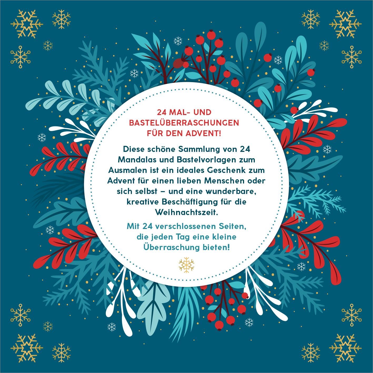 Ausmal-Adventskalender – Kreative Winterzeit