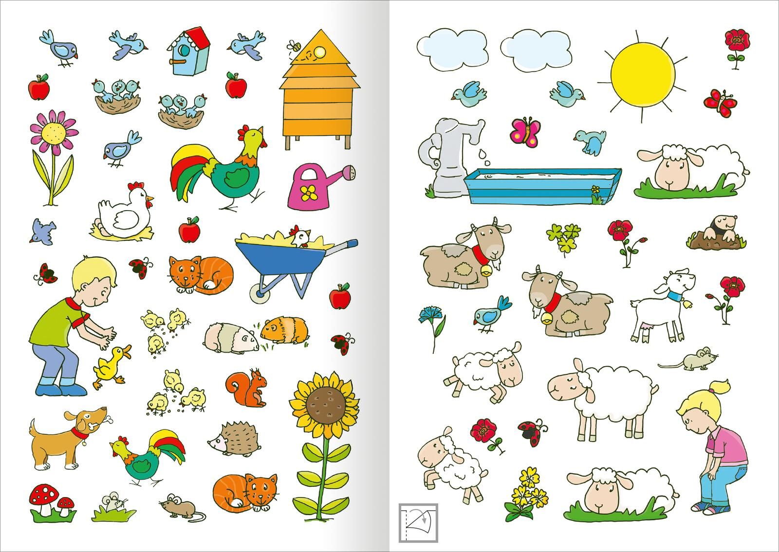MINI-Stickerheft – Bauernhof (Mängelexemplar)