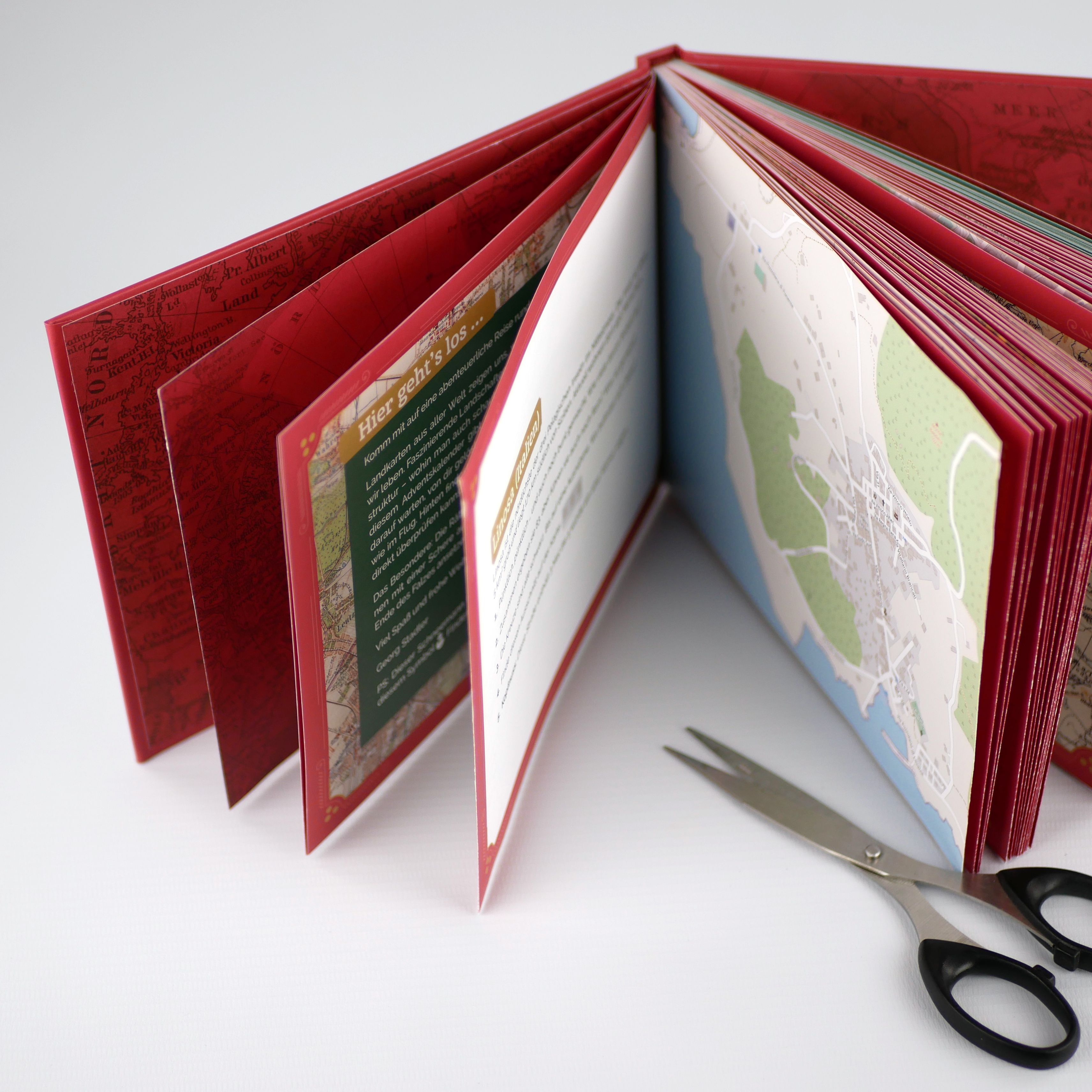 Landkarten aus aller Welt 2 – Mein Rätseladventskalender (Mängelexemplar)