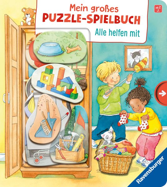 Mein großes Puzzle-Spielbuch - Alle helfen mit (Mängelexemplar)